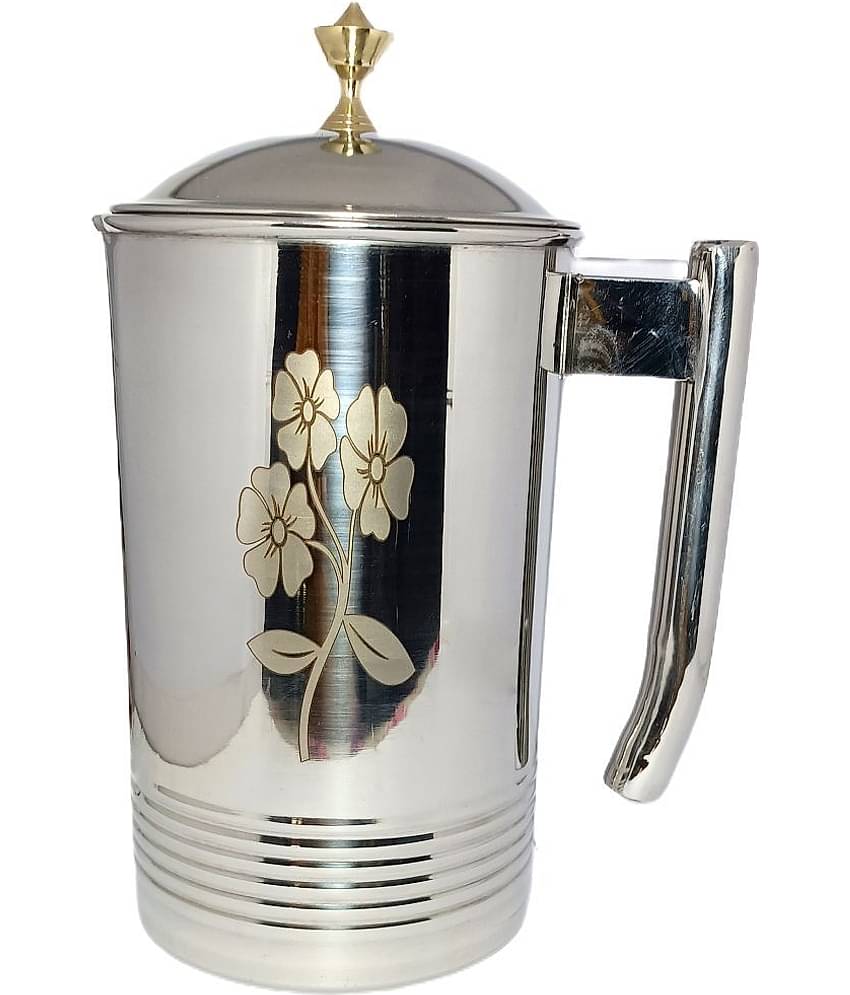 A & H ENTERPRISES Water Jug With Lid Stainless Steel Jugs 2000 mL