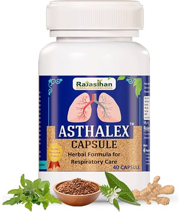 RAJASTHAN AUSHDHALAYA Asthalex Capsule 40 no.s Pack Of 1