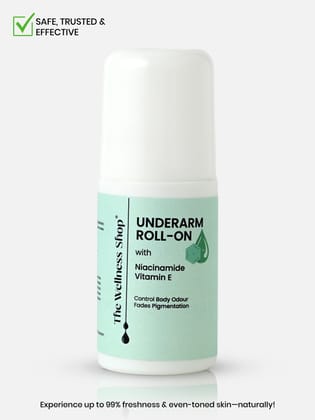 UNDERARMS ROLL ON FOR ODOUR CONTROL & PIGMENTATION CONTROL-50ml