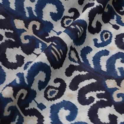 Decorative Paisley Seamless Repeat Digital Printed Fabric - Cotton