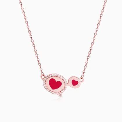 Rose Gold Special Message Necklace