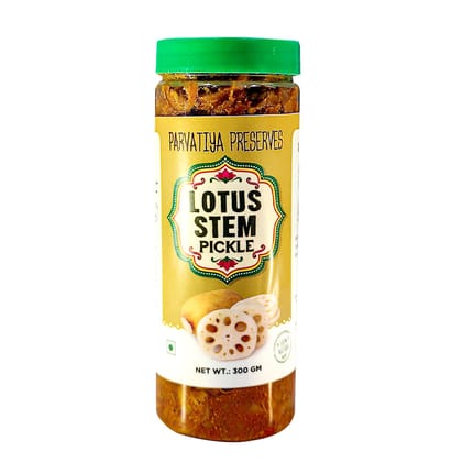 Parvatiya Preserves Lotus Stem Pickle 300g Parvatiya Preserves Lotus Stem Pickle 300g