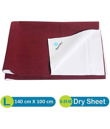Quick Dry Maroon Waterproof Sheets Rubber Sheet