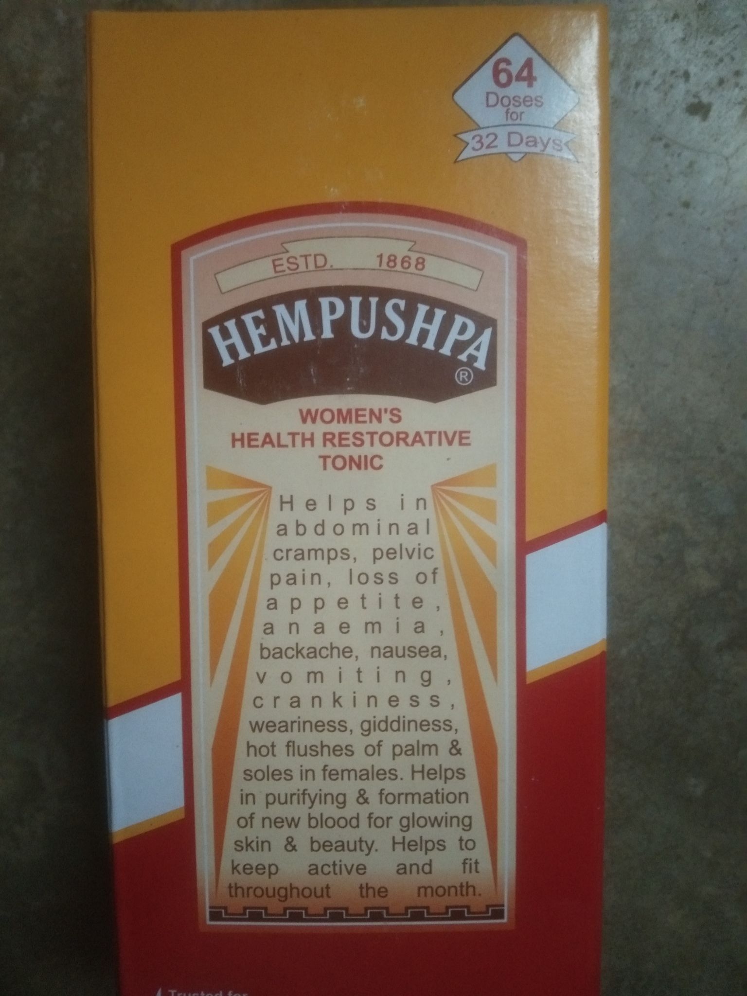 Hempushpa tonic for women's health
