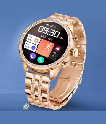 VENKAT ZONE AMOLED BT Calling Upto 1-2 days Smart Watch Gold