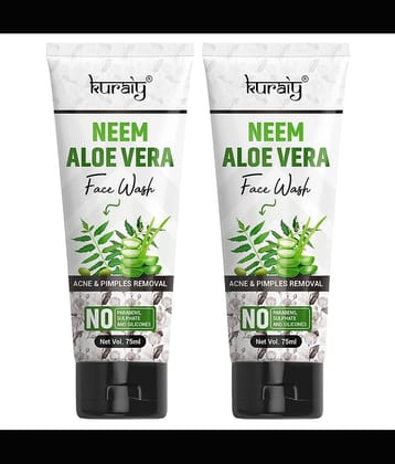 KURAIY Face Wash Cream With Natural Deep Moisturizing Face wash Tube pack of 2
