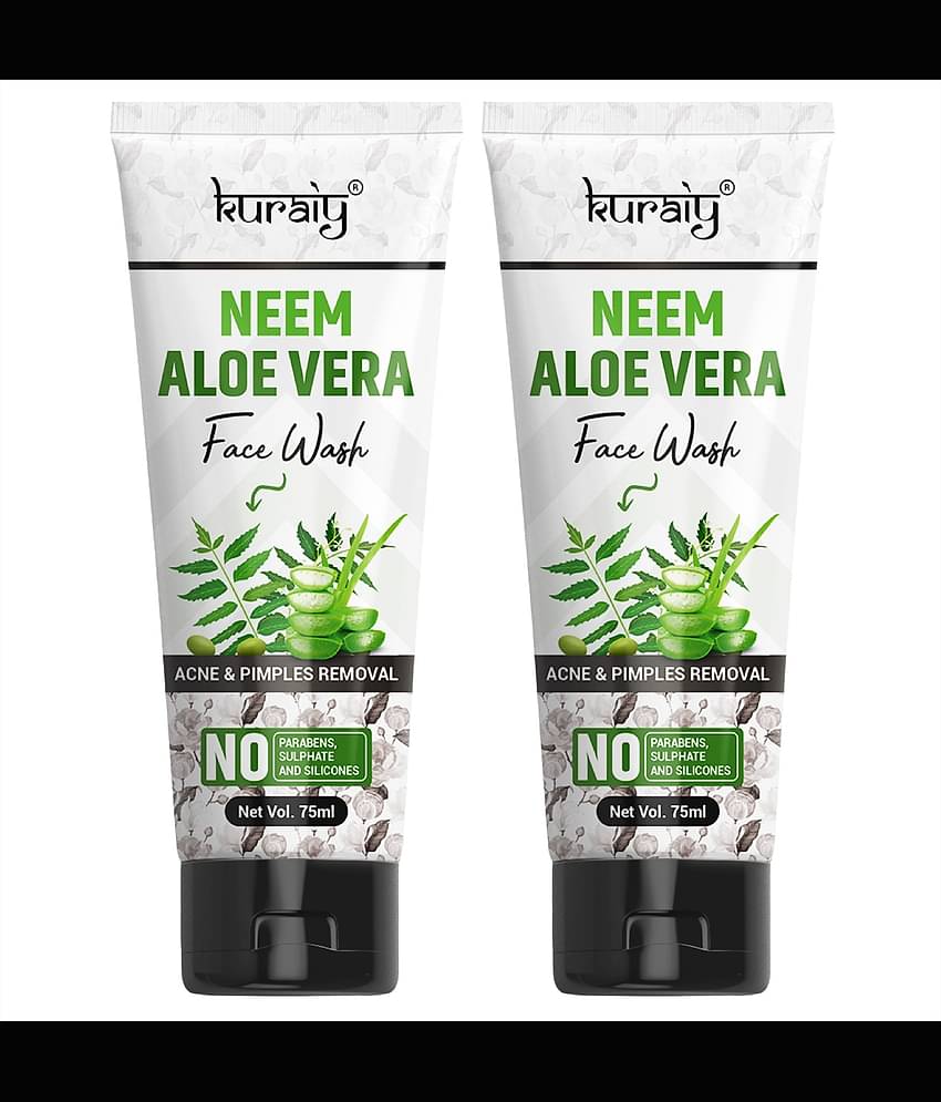 KURAIY Face Wash Cream With Natural Deep Moisturizing Face wash Tube pack of 2
