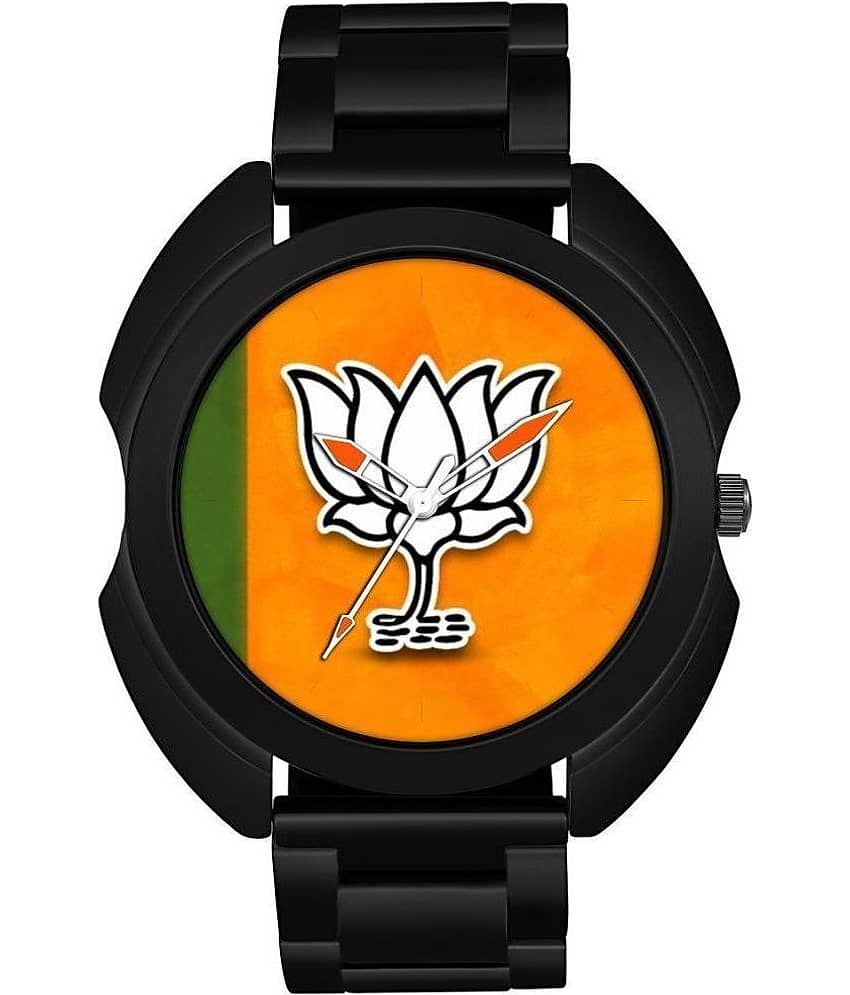 IIK COLLECTION - Black Stainless Steel Analog Men's Watch