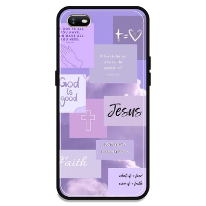 Jesus My Lord - Glossy Metal Silicone Case For Oppo Models-Oppo A1K