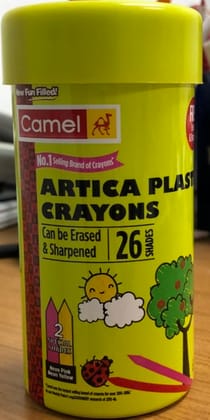 Camel Artica Plastic Crayons Tin � 26 Shades