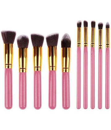 mahek accessories Synthetic Face Contour Brush,Foundation Brush,Lip Brush 10 Pcs 100 g