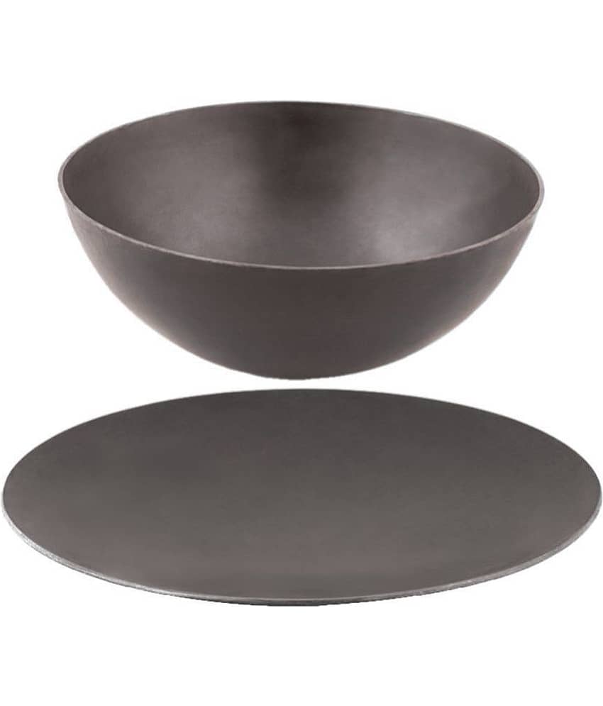 Veer - Iron Non coated Deep Kadhai 1250 ml
