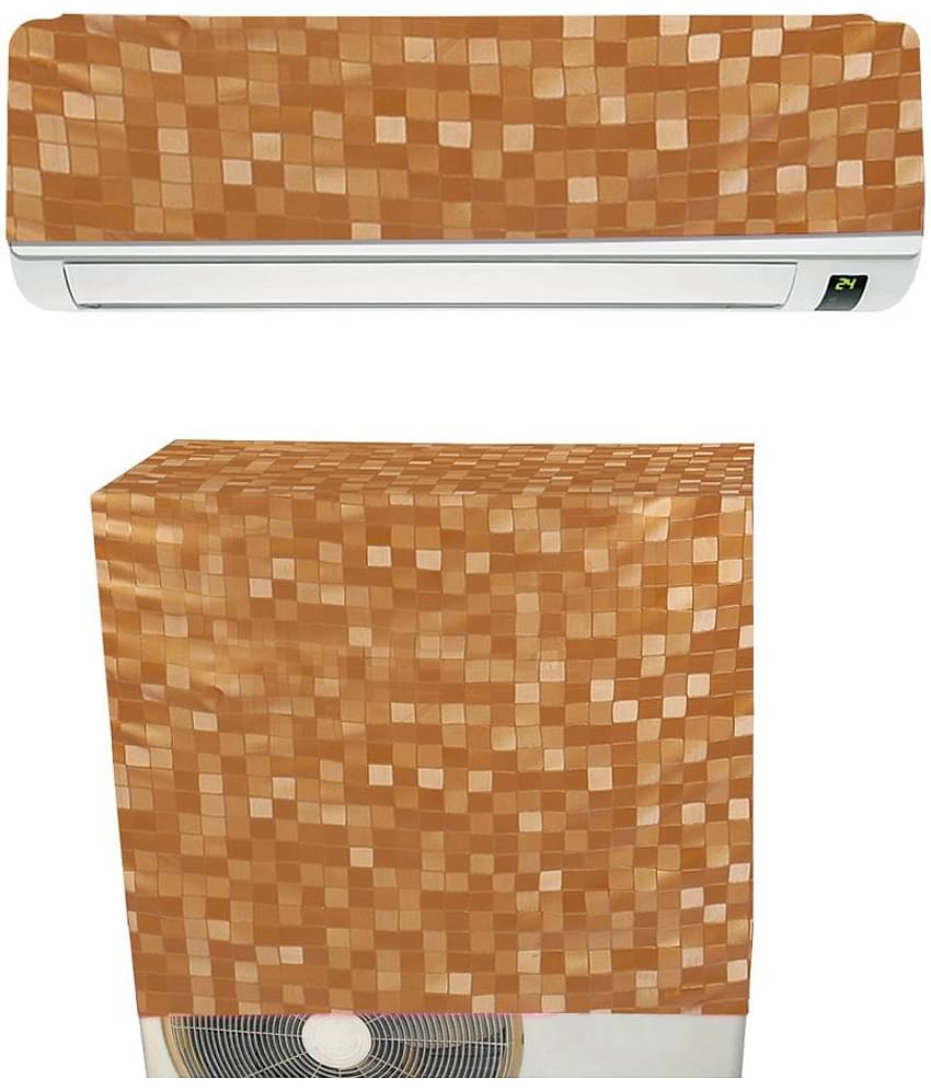 E-Retailer Single PVC Orange AC Cover for Split AC
