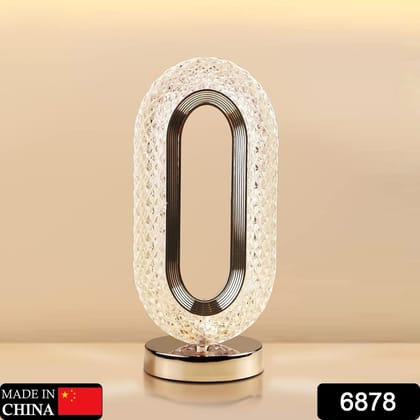Touch Control Crystal Table Desk Lamp, 3-Way Dimmable Light, USB Rechargeable Crystal Diamond Table Lamp, Exquisite Night Stand Light Lamp Beside Lamp for Bedroom Living Room, Decorative Desk Lamp, Diwali