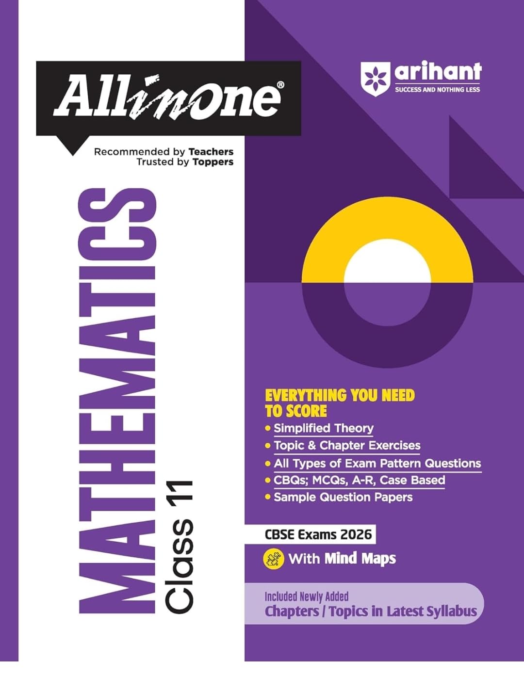 All in One Mathmatics Class 12 for CBSE Exams 2025-26 |latest syllabus by Arihant|MCQ -26 march 2026 [Paperback] [Oct 30, 2024] Arihant