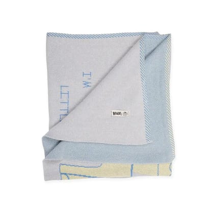 Kiddo Knitted Blanket- Safari-90x70 cm / Multicolor