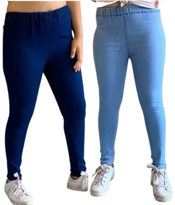 OuterWear - Multicolor Denim Slim Fit Women's Jeans ( Pack of 2 )