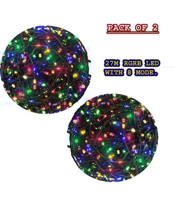 MIRADH - Multicolor 27Mtr String Light (Pack of 2)