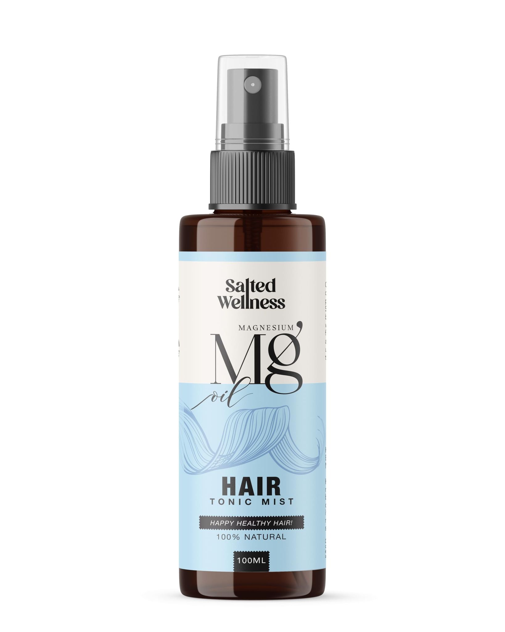 Magnesium Oil Hair Tonic Spray 40% | Natural Scalp Mist for Hair Growth & Hair Fall Control | Rosemary & Aloe Vera