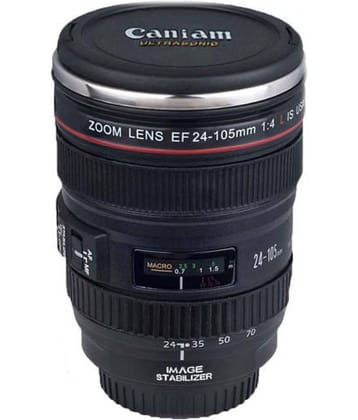 GoGrab Canon Type Camera Lens Mug Plastic Coffee Mug 1 Pcs 300 mL