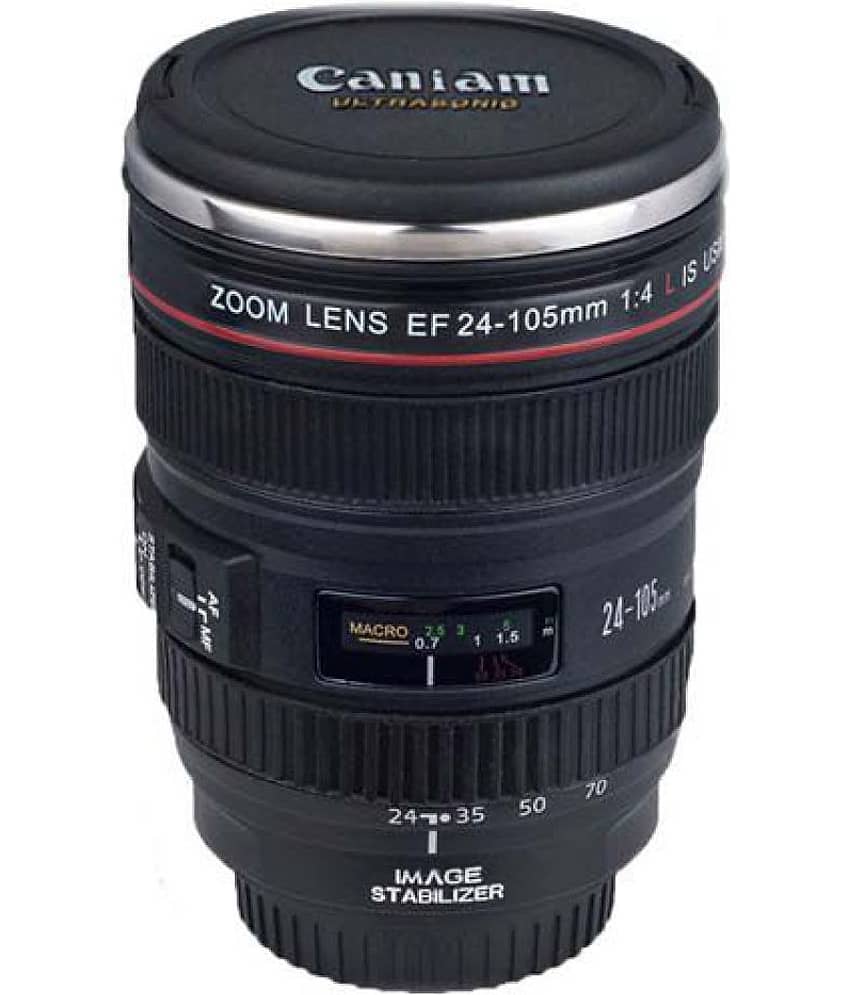 GoGrab Canon Type Camera Lens Mug Plastic Coffee Mug 1 Pcs 300 mL