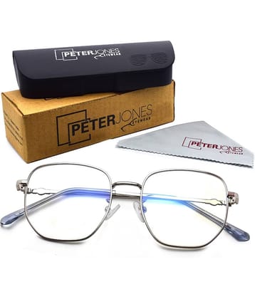Unisex Blue Cut & Anti-glare Computer Glasses | For Computer Mobile TV | Eye Protection | Zero Power | Brand - Peter Jones