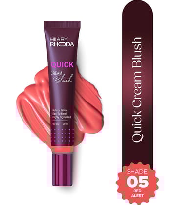 Hilary Rhoda Cream Blush Red Alert- Shade 5 Red 20 mL