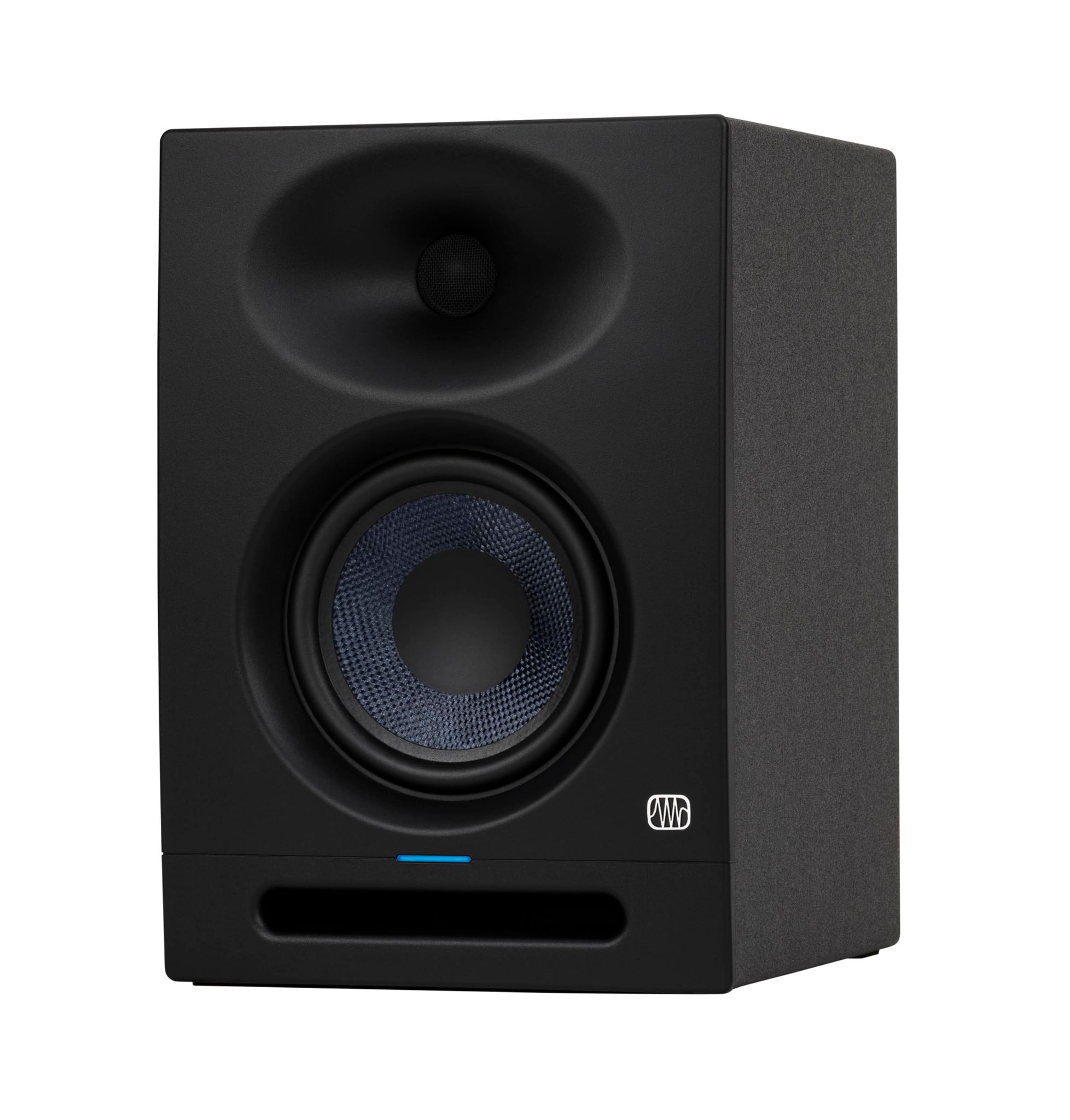PreSonus Eris Studio 5, 5.25-Inch High-Definition Professional Studio Monitor with Woven Composite LF Driver, XLR, 1" Silk-Dome HF Driver, EBM Waveguide, and Acoustic Tuning Controls - Single (Black) Blue / Eris Studio 5