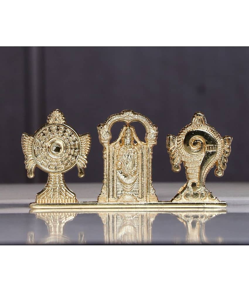 KridayKraft Aluminium Balaji Idol ( 5 cm )
