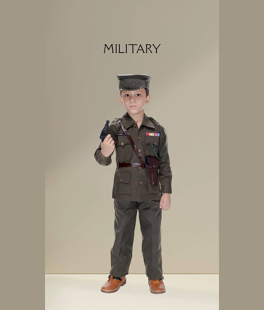 s muktar garments Boys Professional Costume ( Green )