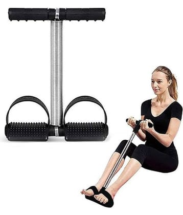Tummy Trimmer single Spring Abdominal Exercise for Women and Men Exercise in Gym, Home for Abdominal Workout, Belly Exercise Waist Trimmer(Black) Pack of 1