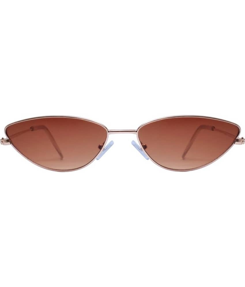 Peter Jones - Gold Cat Eye Sunglasses ( Pack of 1 )