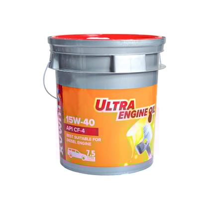 Lumax Ultra Engine Oil 15W-40 API CF4 | Multigrade Diesel Engine Oil | For Commercial & Passenger Vehicles | 7.5L