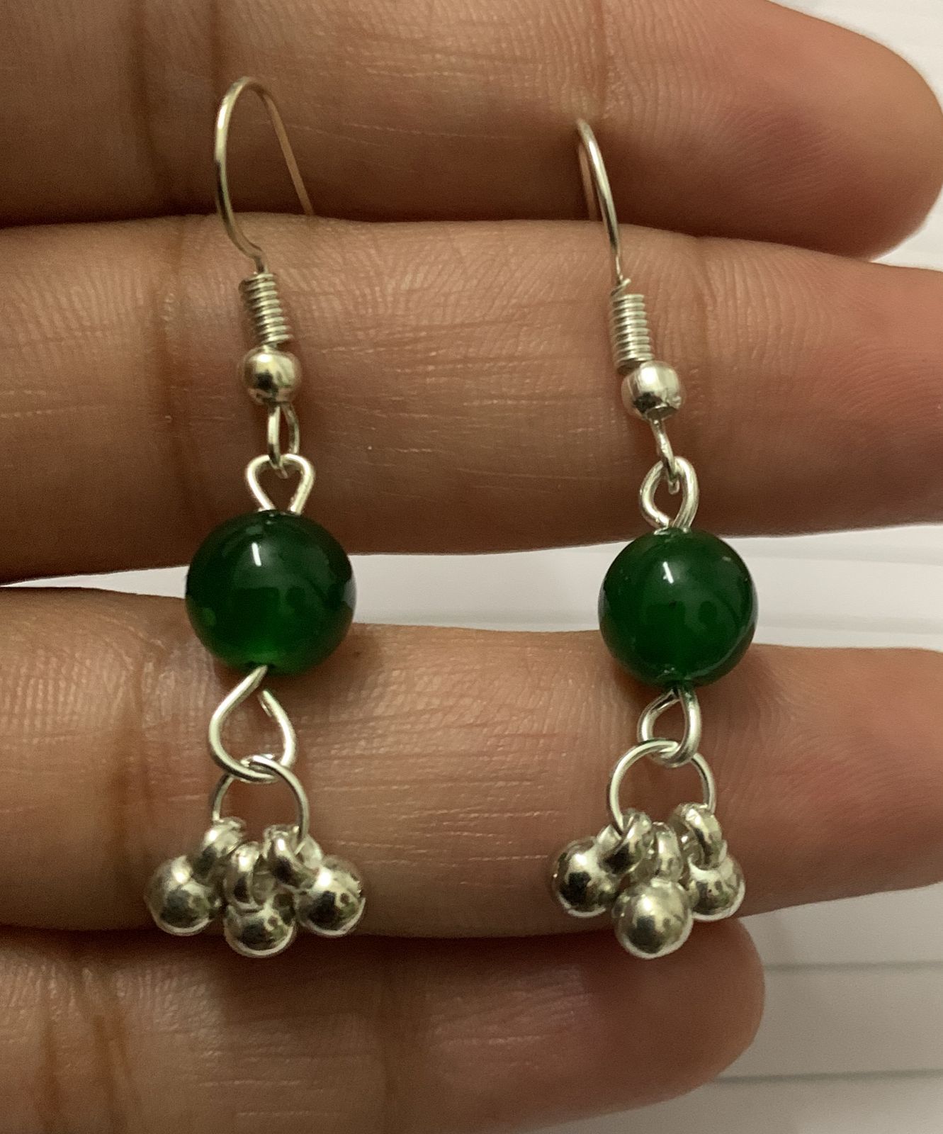 Charming Glass Bead Earrings