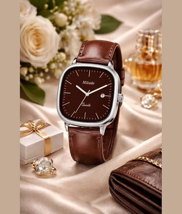 Mikado Brown Silicon Analog Men's Watch