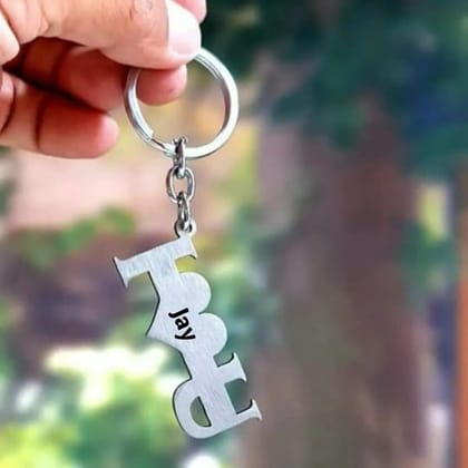 Customized I Love You 2 Keychain