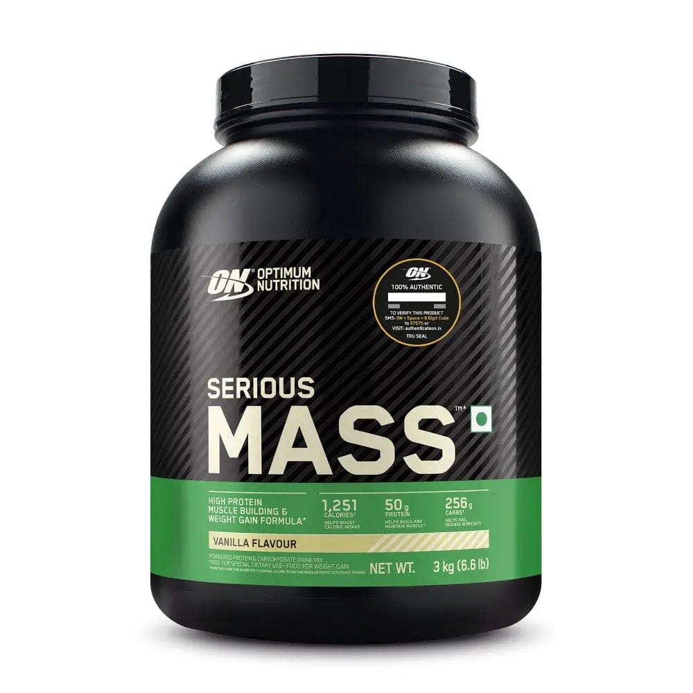 Optimum Nutrition Serious Mass-6.6 Lbs / Vanilla