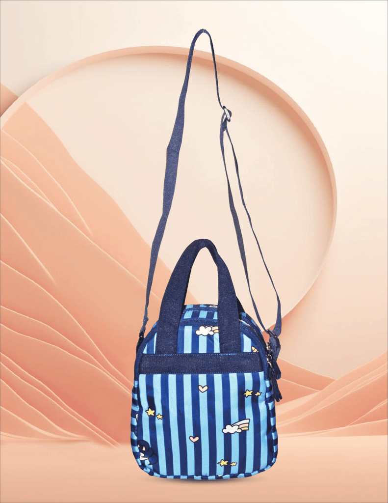 PB Pearlbags Soft Crossbody Shoulder Or Hand Bag or Sling bag Water Resistant Anti Fall Stationery Storage Bag Handbag Clutch Bag Sweet Birthday Gift For 5-10 Years Children Students Girls