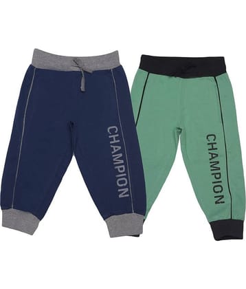 Dollar Champion Kidswear Pack of 2 Cotton Three-Fourth For Boys ( Multicolor )