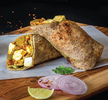 Paneer Kathi Roll - Low Carb