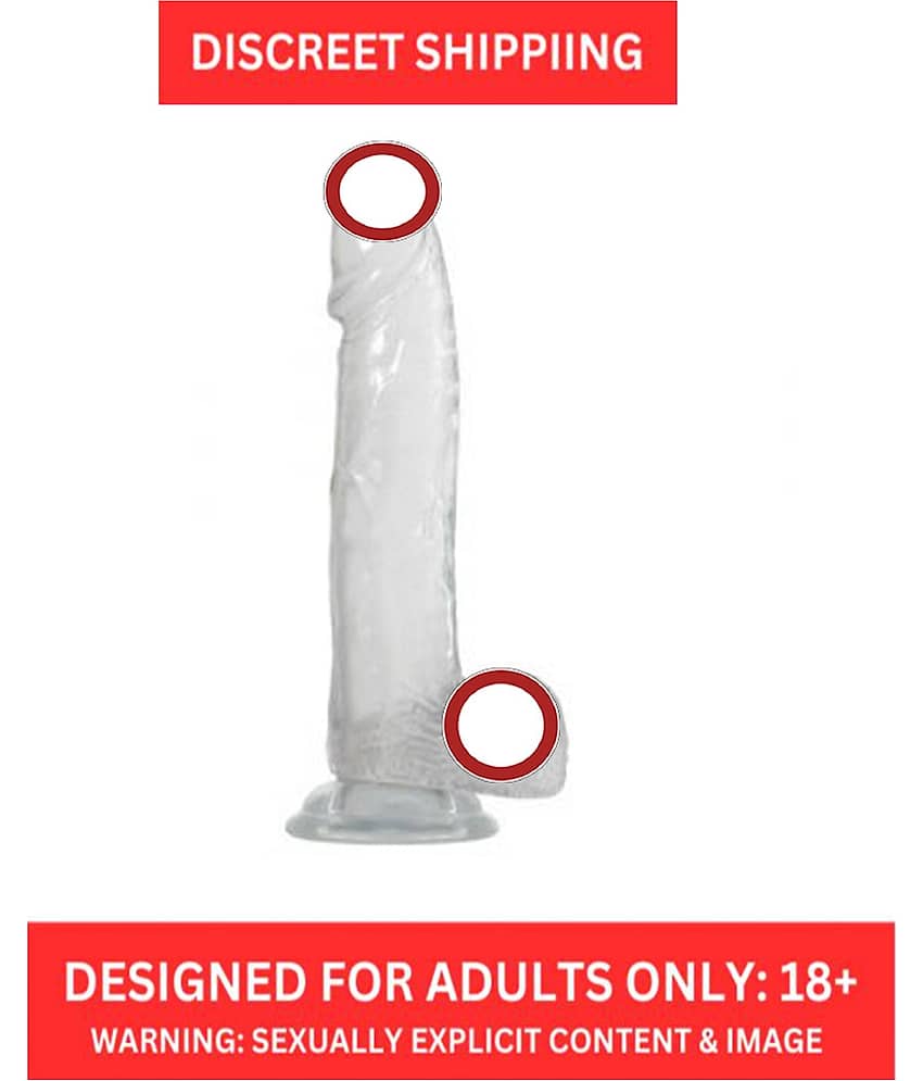 Knightriders 6 Inch Realistic Flexible Double Silicon Sexual Dildo 100% Cristal Transparent Dong