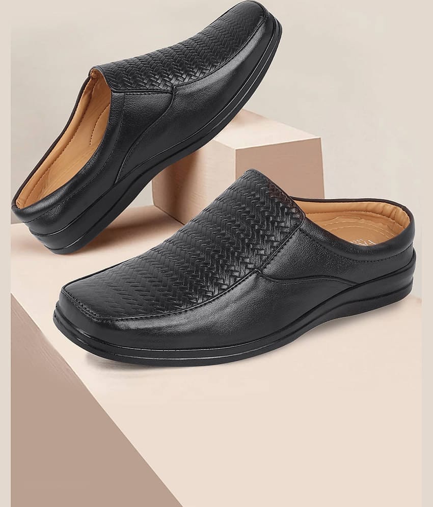 Fausto - Black Men's Sandals