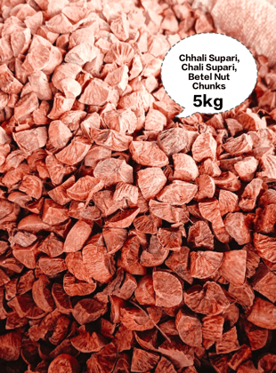 Chhali Supari, Chali Supari, Betel Nut Chunks, Cut Supari, Areca Nut Pieces 5kg Chhali Supari, Chali Supari, Betel Nut Chunks, Cut Supari, Areca Nut Pieces 5kg