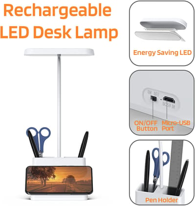 able lamp for Study Led Light-Study Lamp for Students Rechargeable-Table Lamps for Study Room-Night lamp for Study,Desk lamp,Work,Usb7W,Yellow.