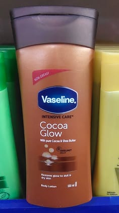 Vaseline moisturiser intensive care cocoa glow