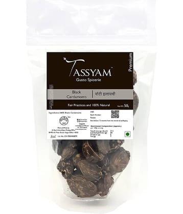 Tassyam Black Cardamom 50 gm