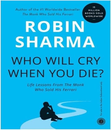 (Who Will Cry When You die ) Paperback
