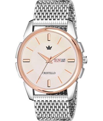 Crestello - Silver Metal Analog Men's Watch