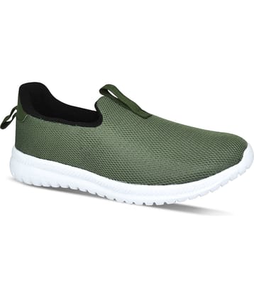 Ajanta Olive Men's Slip-on Shoes