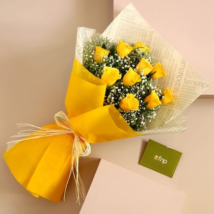 Brighten Up The Day Roses Bouquet